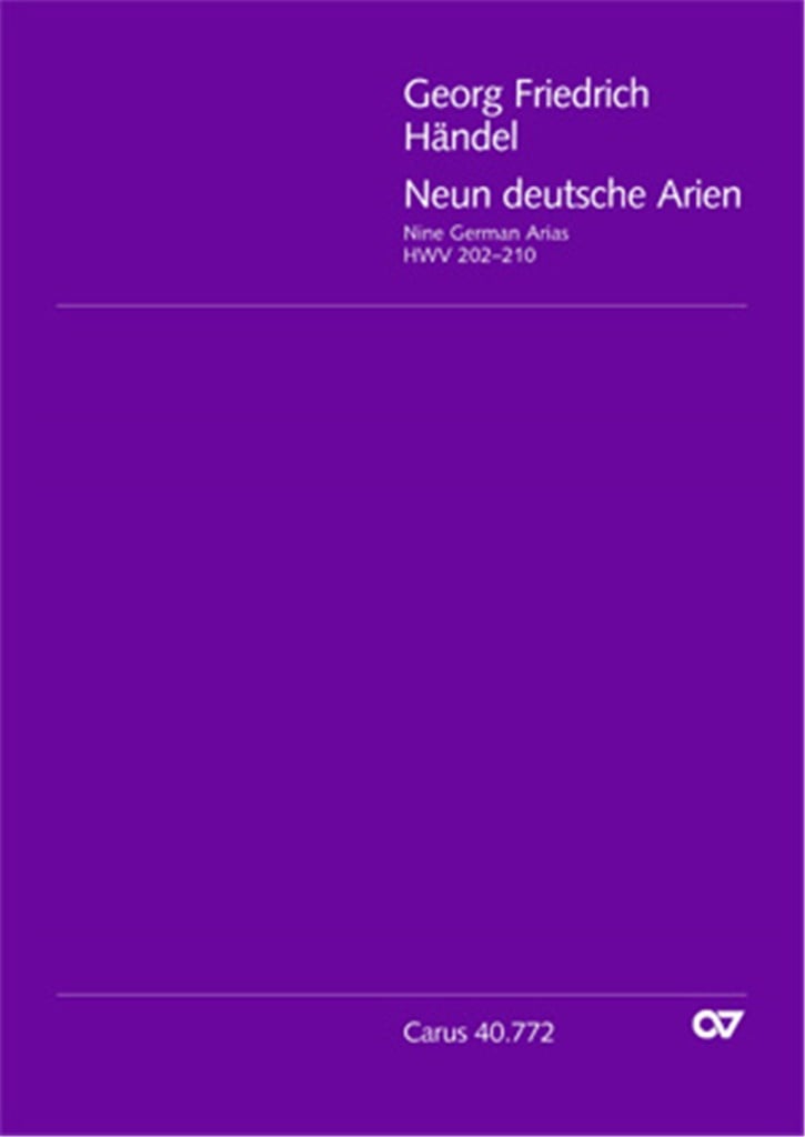 Händel: Neun deutsche Arien
